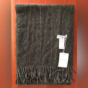 Via Condotti Roma 100% Virgin Wool Scarf NWT